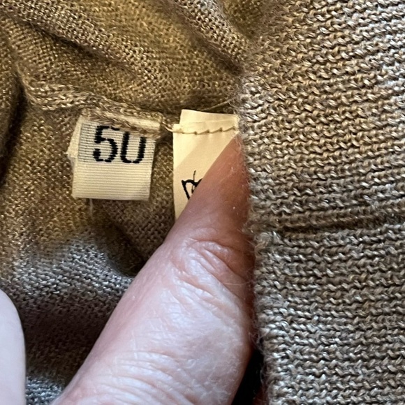 🤎Napoleon Erba  Cashmere V-Neck Sweater – Size 50 (M/L)🤎 - Picture 2 of 8